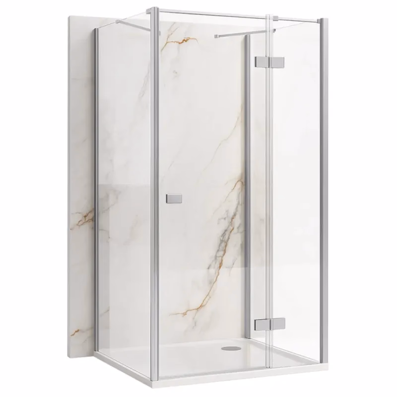 REA/S - Sprchovací kút Atlas 80x80 Chrome vpravo KPL-K4763