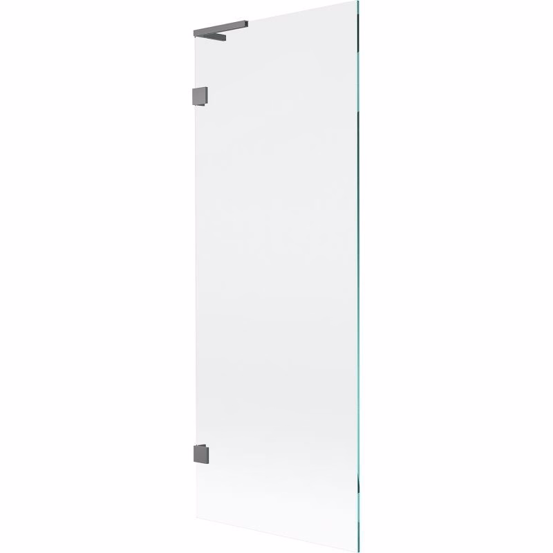 MEXEN/S - Lunar L vaňová zástena FIX 70 x 150, transparent, grafit metal 897L-070-000-95-00