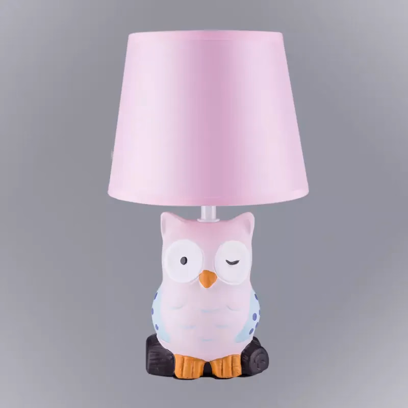 Nočná lampa sova ružová VO2166 LB1