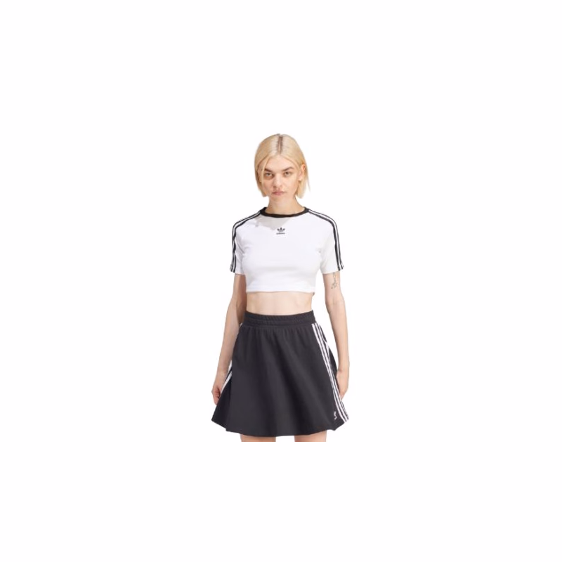 Dámske tričko s krátkym rukávom ADIDAS ORIGINALS 3 S BABY TEE-WHITE