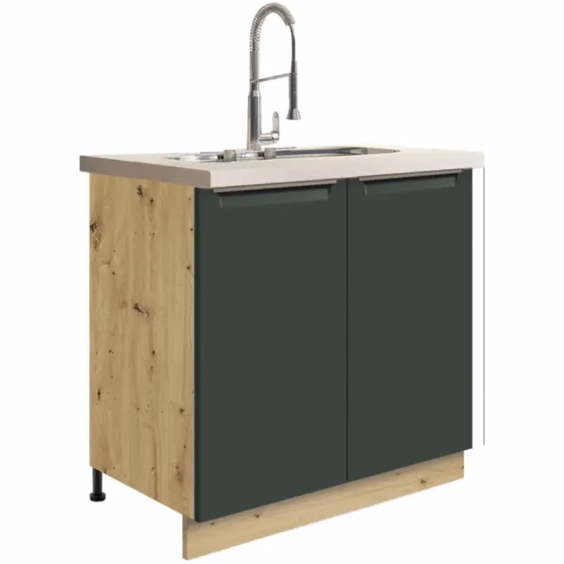 Skrinka do kuchyne Glamour12d Green