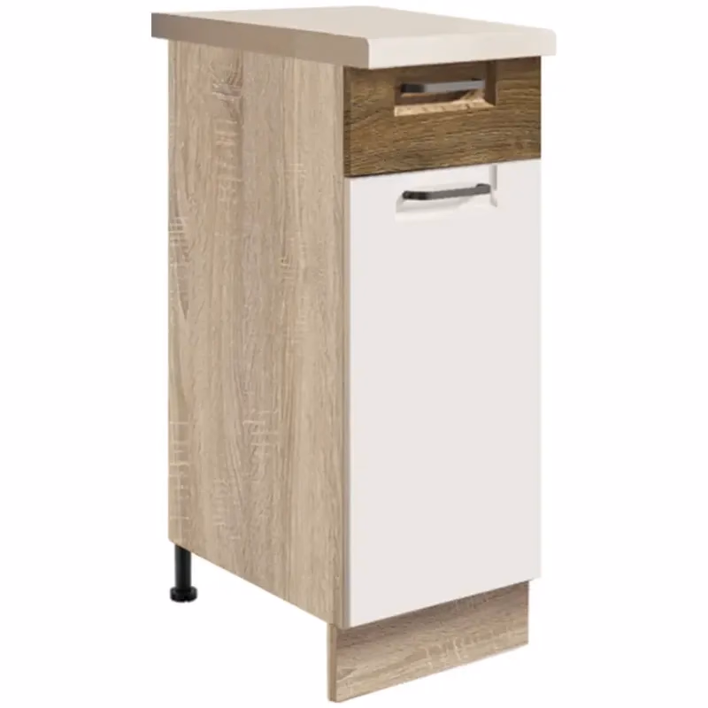 Skrinka do kuchyne Favorit 1d Sonoma/White+Ribbeck