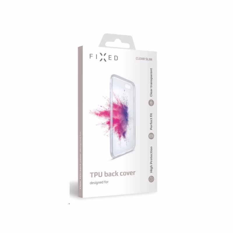 FIXED gélový zadný kryt pre Apple iPhone 12/12 Pro, číra