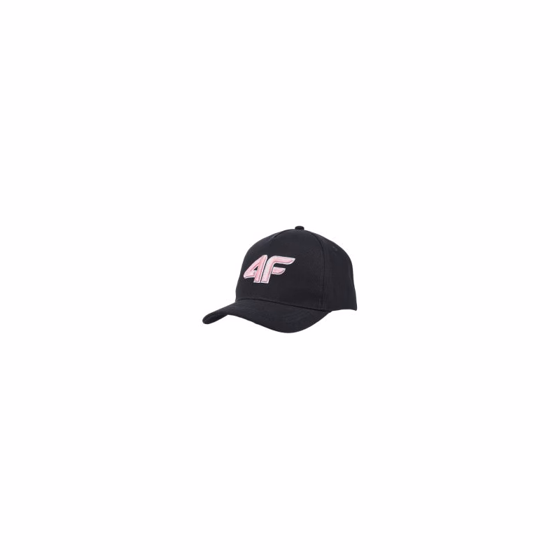 Dievčenská šiltovka 4F JUNIOR BASEBALL CAP-4FJWSS24ACABF246-21S-BLACK