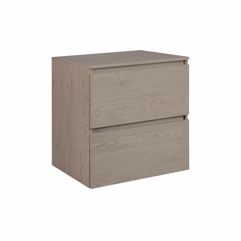Elvisia Skrinka pod umývadlo s doskou SIMPLE Dark oak D60/1 | 60 cm