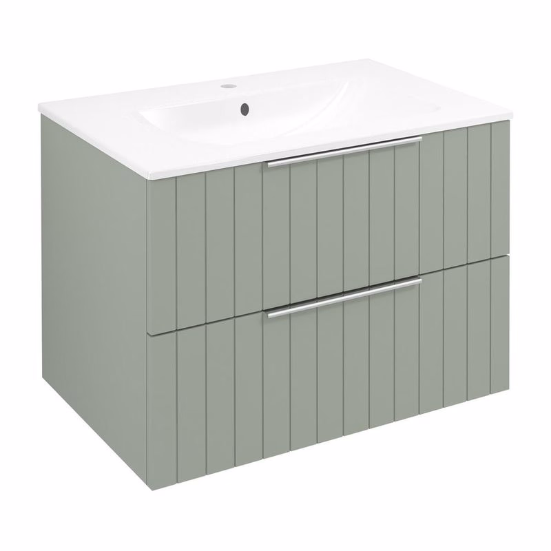 SAPHO - CIRASA STRIP umývadlová skrinka 69,8x52x46cm, verde CR701-4444S