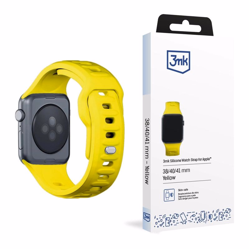 3mk remienok Watch Strap pre Apple 38/40/41 mm Yellow
