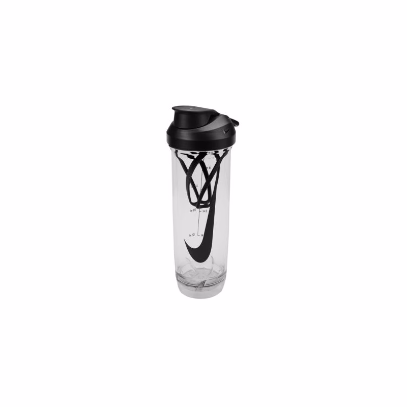 Šejker NIKE TR RECHARGE SHAKER BOTTLE 2.0 CLEAR BLACK ANTHRACITE BLACK