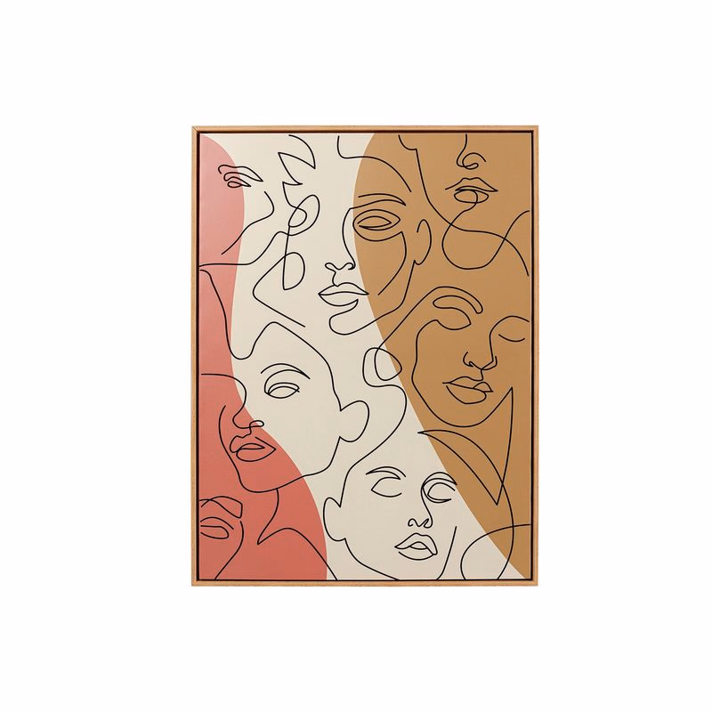 Faccia Arte Tri Colore obraz mix 90x120 cm