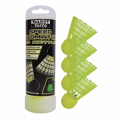 Speed ​​bedmintonové loptičky TALBOT TORRO LED 4ks