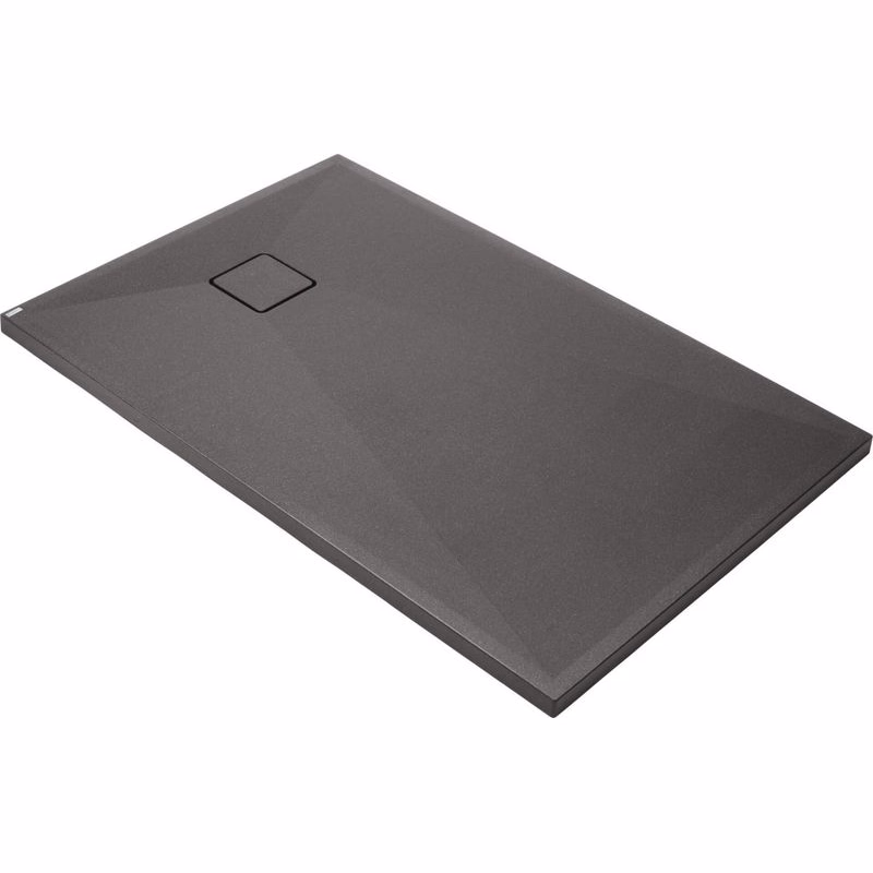 DEANTE - Correo antracit metalic - Granitová sprchová vanička, obdĺžniková, 140x80 cm KQR_T48B