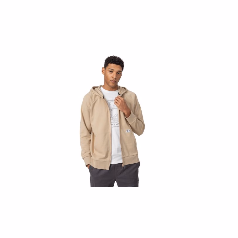 Pánska mikina s kapucňou 4F MENS SWEATSHIRT BLM011-82S-LIGHT BROWN