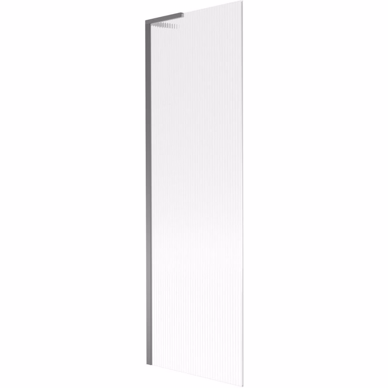 MEXEN/S - Next L vaňová zástena FIX 60 x 150, prúžky, grafit metal 895-060-000-03-09-95