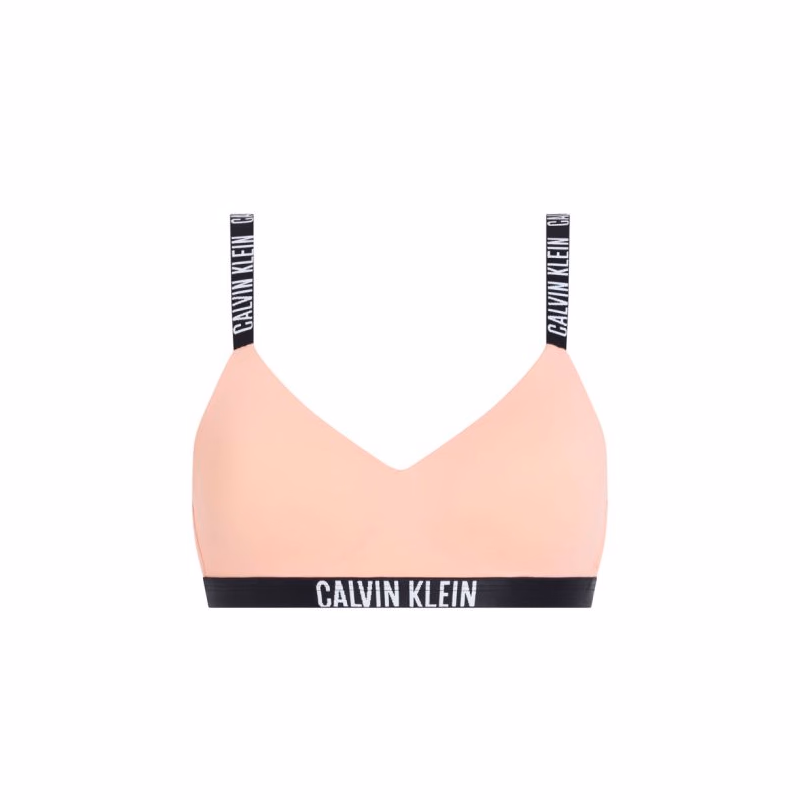Dámska podprsenka CALVIN KLEIN LGHTLY LINED BRALETTE-Papaya Punch