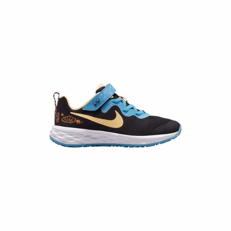 Chlapčenská športová obuv (tréningová) NIKE Revolution 6 black total orange melon tint