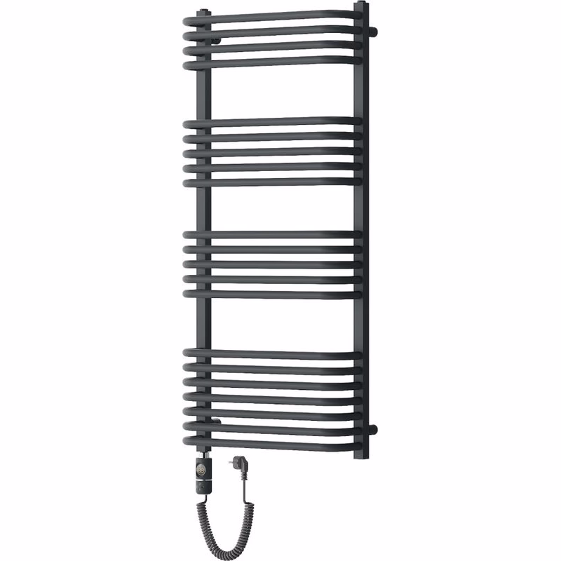 MEXEN/S - Apollo radiátor + vykurovacia tyč 1210 x 550 mm, 600 W, antracit W117-1210-550-2600-66