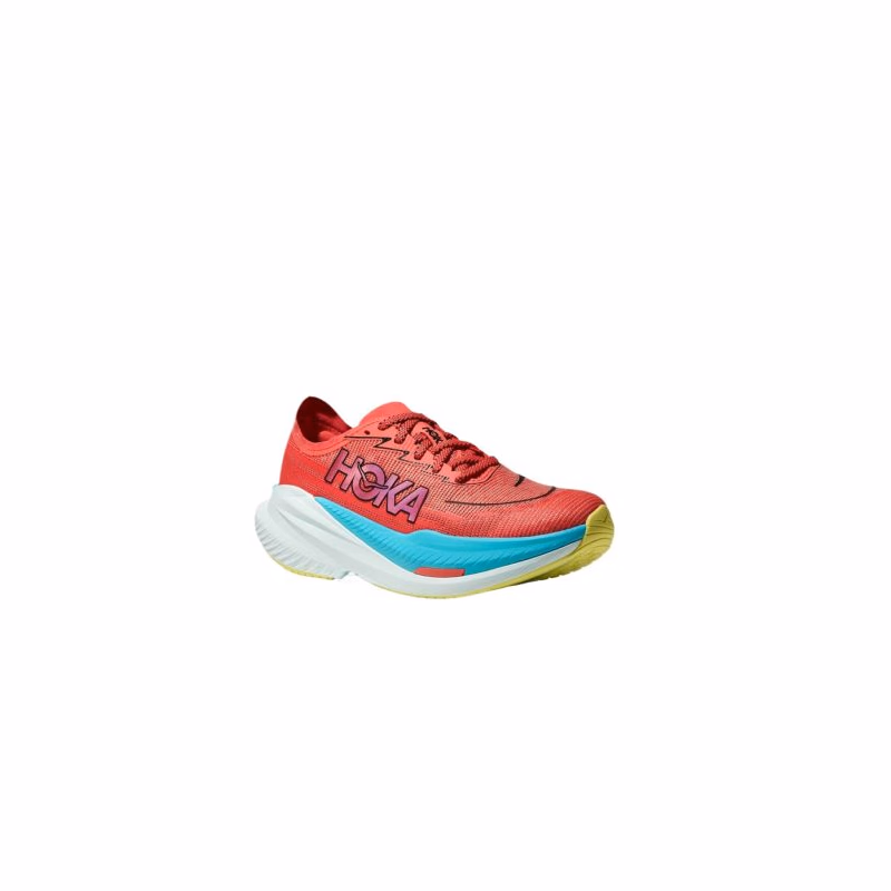 Pánska bežecká obuv HOKA Mach X 2 M grapefruit electric coral