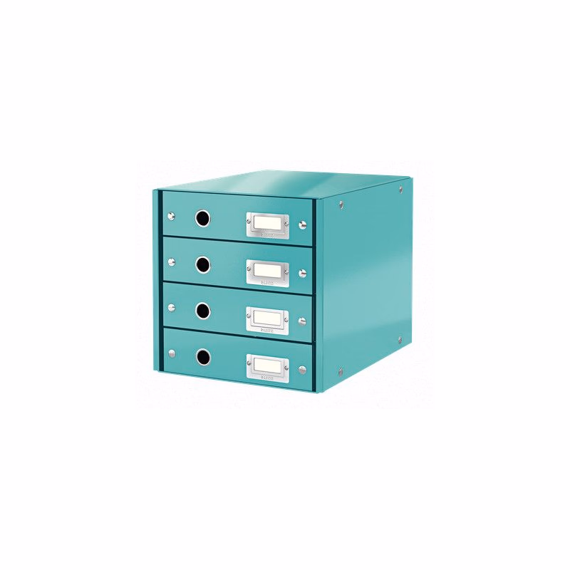 LEITZ Zásuvkový box Click&Store, 4 zásuvky, ľadovo modrá
