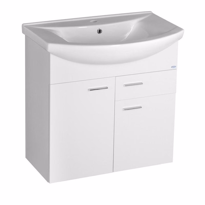 AQUALINE - ZOJA umývadlová skrinka 71,5x74x34cm, biela 51075A