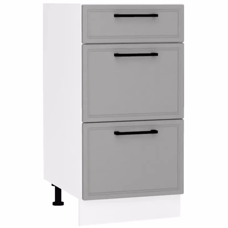Kuchynská skrinka Emily D40S/3 Dast Grey