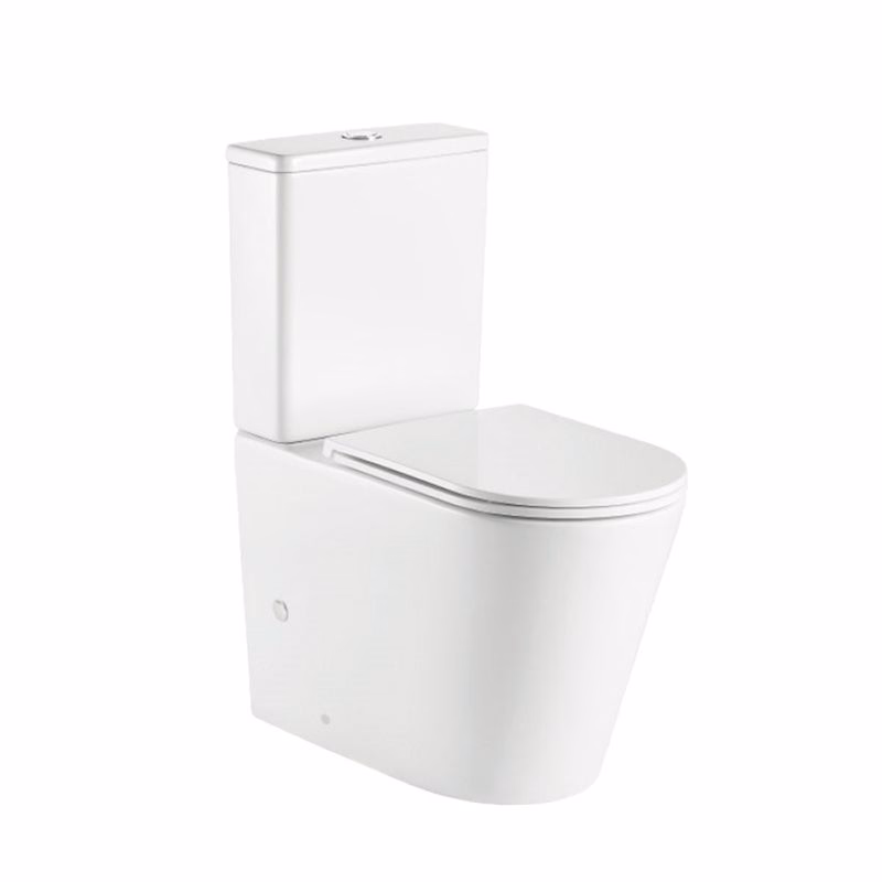Mereo WC kombi, vyvýšené, vario odpad, kapotované, Smart Flush RIMLESS, keramické, vr. sedátka VSD92T1