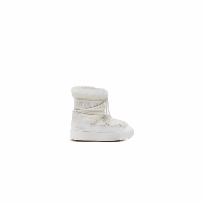 Dámske členkové zimné topánky MOON BOOT MB LTRACK FAUX FUR WP, A001 WHITE