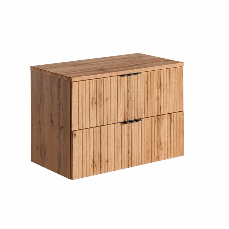 ArtCom Kúpeľňová skrinka s doskou ADEL Oak D80/1 | 80 cm