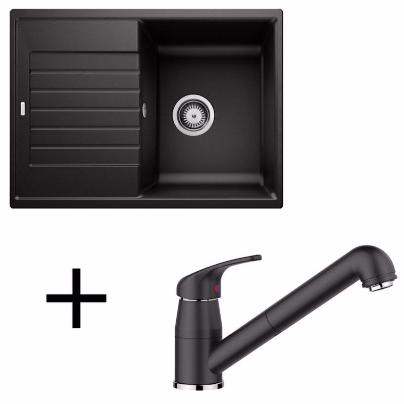 Blanco set Zia 45 S Compact + Daras-S silgranit káva