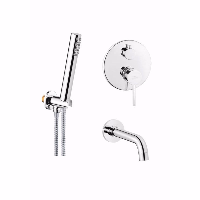 INVENA - Vaňová batéria, podomietková, 2-F, DAFNI BS-88-W01-A