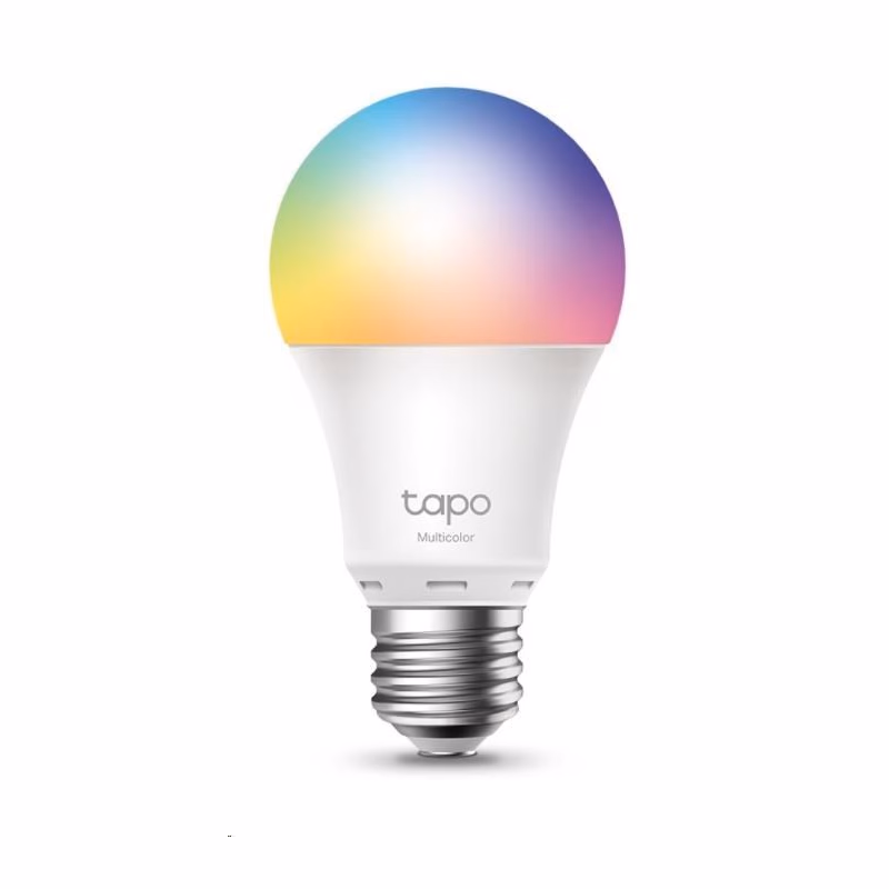 TP-Link Tapo L530E múdra WiFi stmievateľná LED žiarovka (farebná, 2500K-6500K, 806lm, 2, 4GHz, E27)