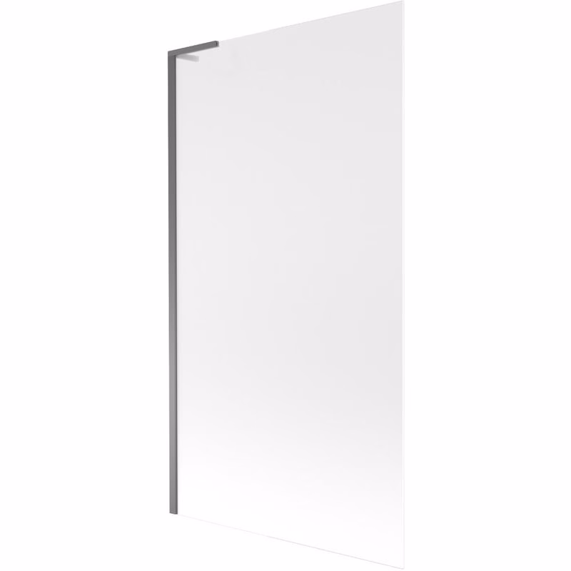 MEXEN/S - Next L vaňová zástena FIX 100 x 150, dekor, grafit metal 895-100-000-03-30-95