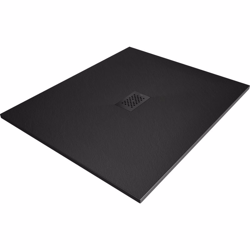 MEXEN/S - Hugo sprchová vanička SMC 120x100, čierna, krytka čierna 42701012-B