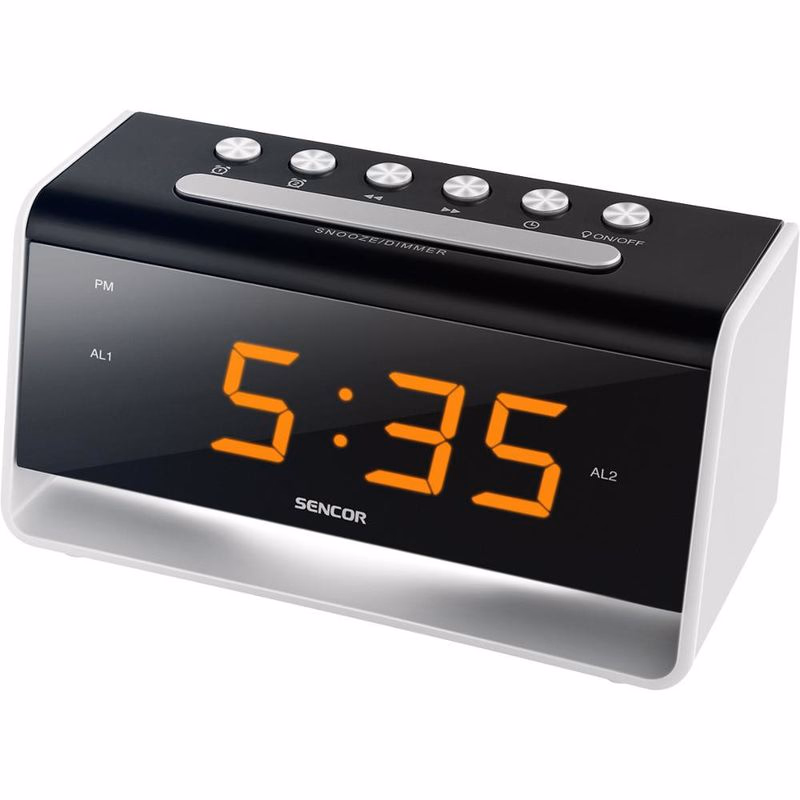 SDC 4400 W HODINY S BUDÍKOM +LED SENCOR