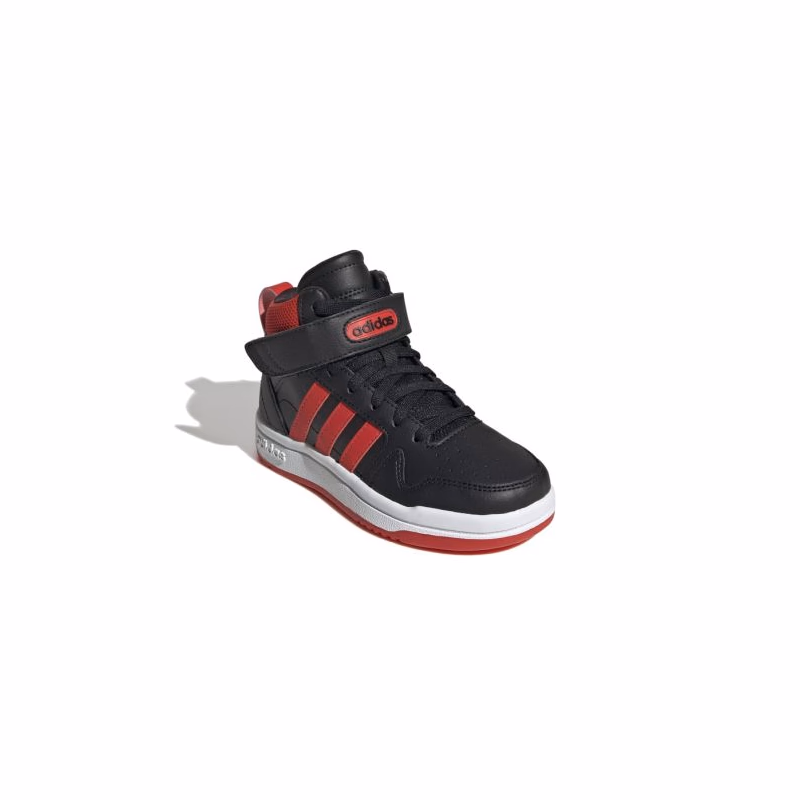 Chlapčenská rekreačná obuv ADIDAS Postmove Mid core black vivid red cloud white