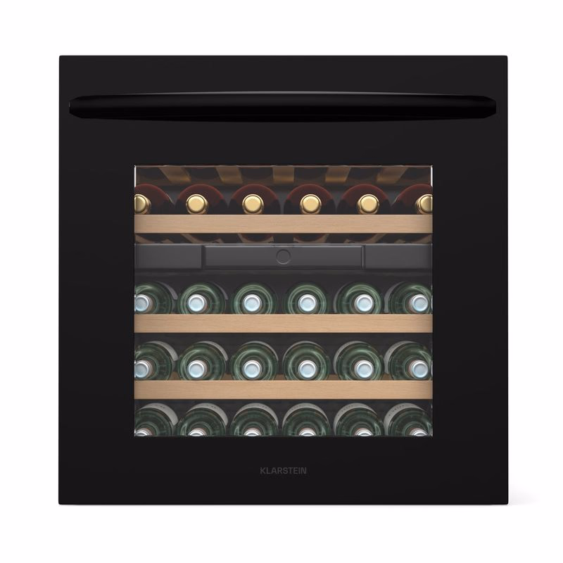 Klarstein Vinoline 30 Built-In Duo chladnička na víno, 30 fliaš, integrovateľná, LED, tichá