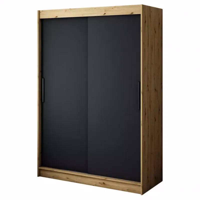 Skriňa Halifax T 150 Dub Artisan/čierna