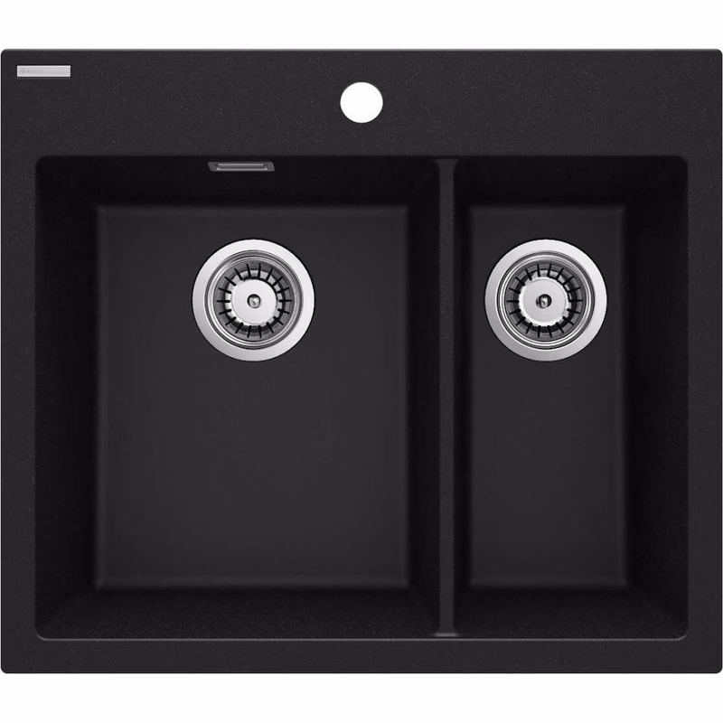 DEANTE DEANTE - Eridan grafit metalic - Granitový drez, 1.5 - bowl ZQE_G503