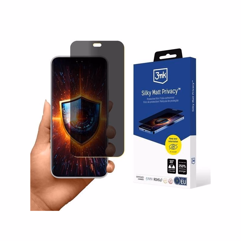 3mk ochranná fólia Silky Matt Privacy pre Honor 400 PRO
