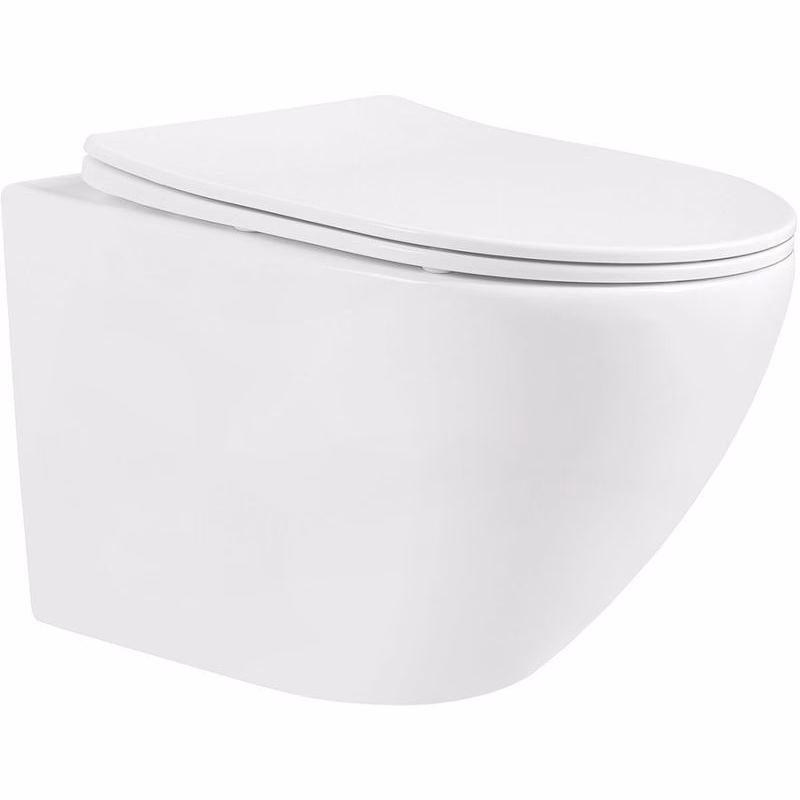 MEXEN/S - Lena Závesná WC misa vrátane sedátka s slow-slim, duroplast, biela 30220300