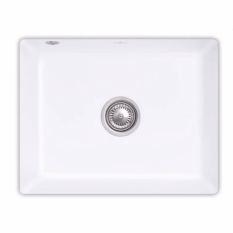 VILLEROY & BOCH VILLEROY & BOCH - Keramický drez Subway 60 SU Stone white podstavný 545 x 440 bez excentra 331001RW