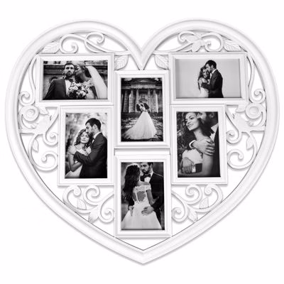 Fotorámček v tvare srdca Breva 10x15 cm