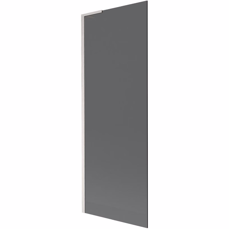 MEXEN/S - Next L vaňová zástena FIX 70 x 150, grafit, nikel kartáčovaná 895-070-000-03-40-97