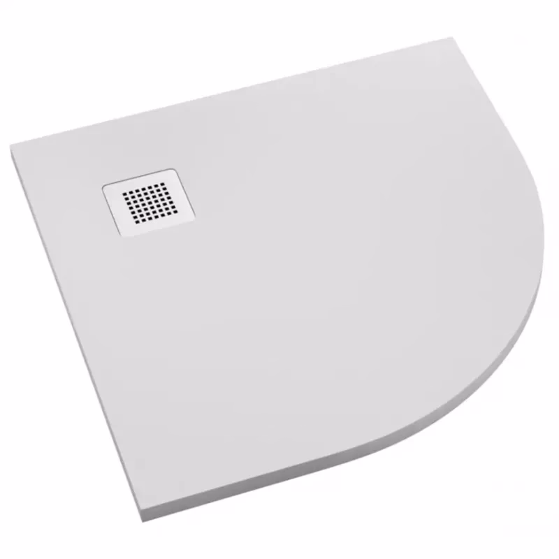 Rohová vanička Kalait Smooth White 90x90x3,5 R55 3.3104-M2