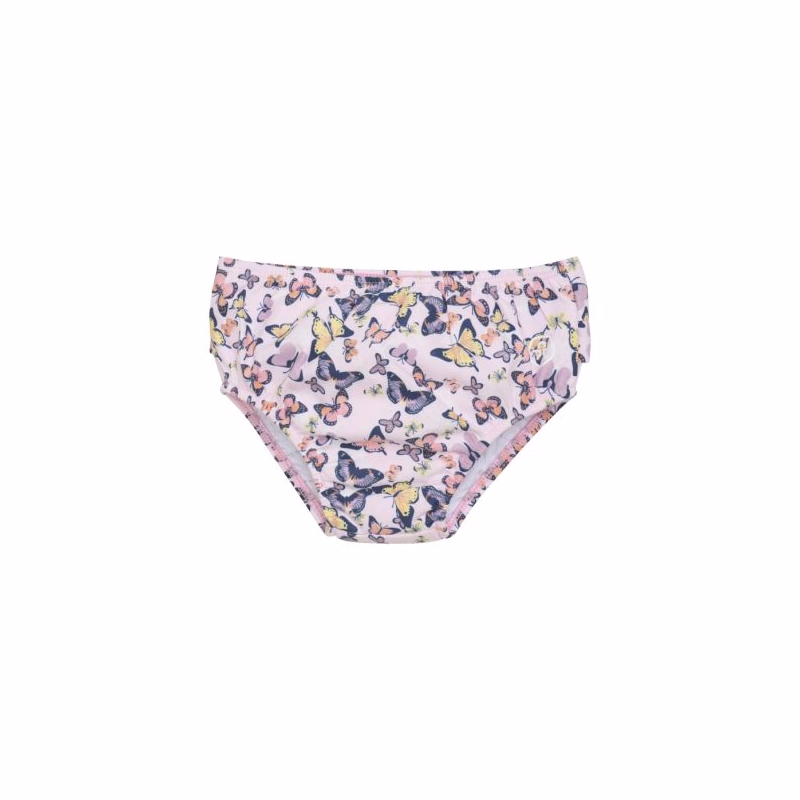 Dievčenské plavky COLOR KIDS Baby Swimdiaper W. Frills, AOP, cherry blossom