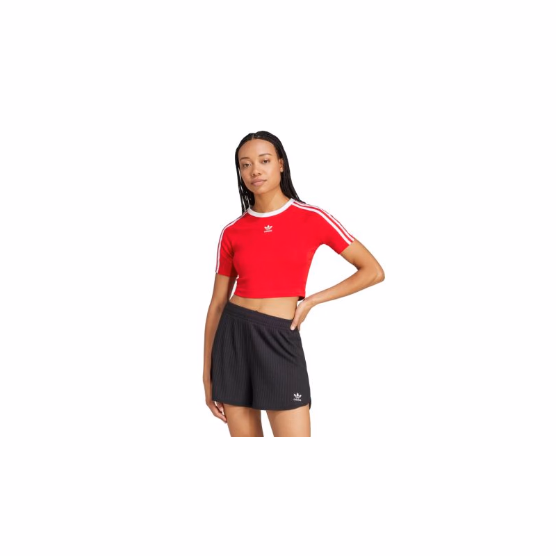 Dámske tričko s krátkym rukávom ADIDAS ORIGINALS 3 S BABY TEE BETSCA WHITE