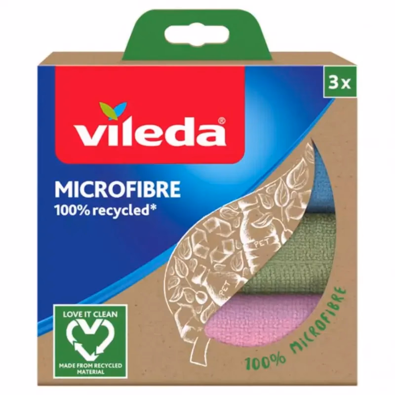 VILEDA Mikrohandrička 100% recykl. 3 ks