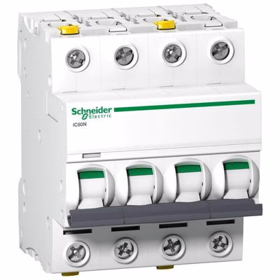 Istič 4-pólový C/63A 6kA Rada:ACTI9-IC60N (Schneider)