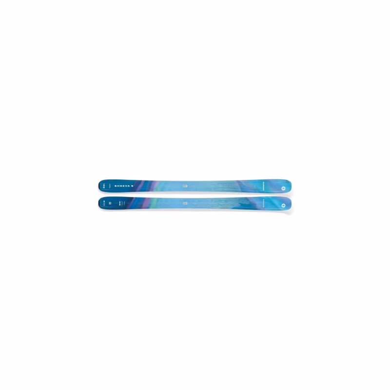 Dámske freeride lyže (bez viazania) BLIZZARD Sheeva 9 (FLAT), blue teal