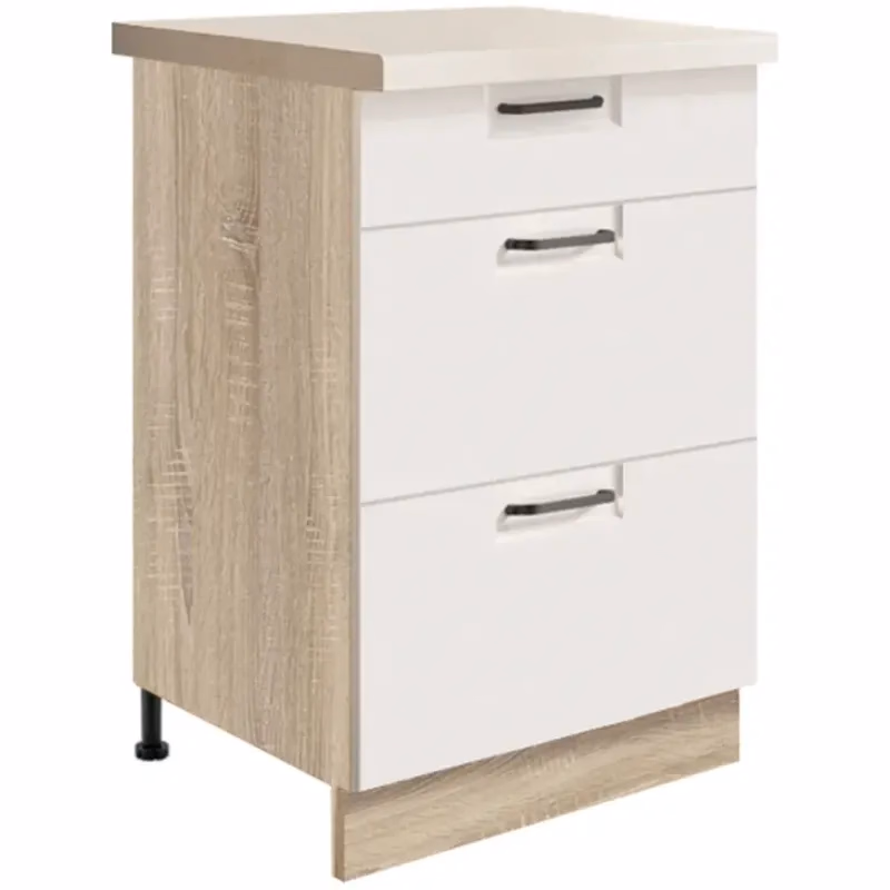 Skrinka do kuchyne Favorit 9d Sonoma/White