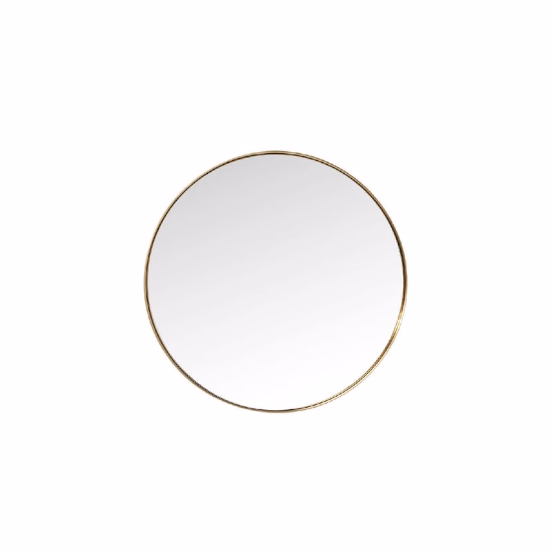 Elegant zrkadlo zlaté Ø100 cm